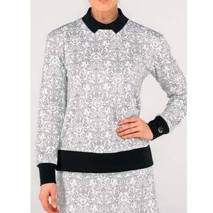 NEW FORAY GOLF Top Baroque Layering Sweater Size Large Neoprene Layer Golf Top